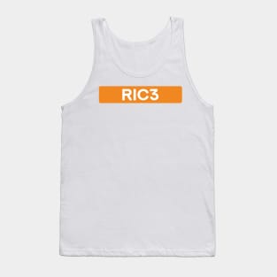 Daniel Ricciardo 3 - Driver Tag #3 Tank Top